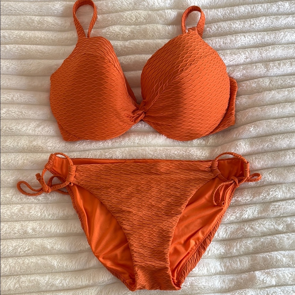 Victoria's Secret Orange Bikini 36DDD/L